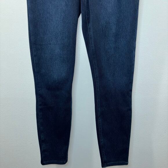 SPANX ShapeEveryWear Ankle Skinny Jeans Dark Wash|Sz Medium 8/10 Pull-On Stretch - Picture 8 of 13